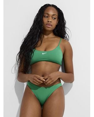 Nike Green Swoosh Bralette