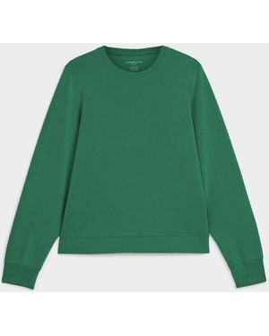 Contemporaine Peachskin Crew - Green