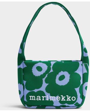 Marimekko Unikko Knit Shoulder Bag - Green