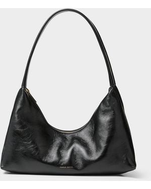Mansur Gavriel Candy Leather Baguette Bag - Black