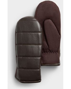 Simon's Topstitched Faux - Brown