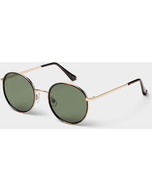 Simon's Ryley Round Sunglasses - Grey