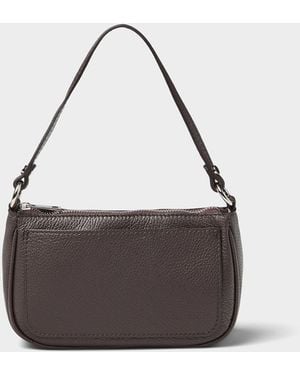 Simon's Pebbled Leather Crossbody Bag Exclusive Collection From Italy - White