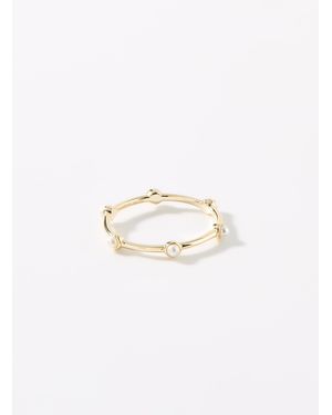 Midi34 Tess Ring Exclusive Simons X Collection - White