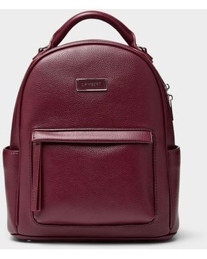 Lambert Maude Pebbled Backpack - Red