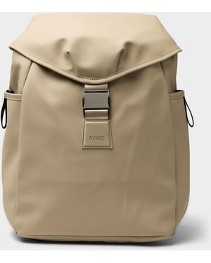 Rains Valera Waterproof Bucket Backpack - Natural