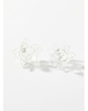 Suplais Pavonia Earrings - White