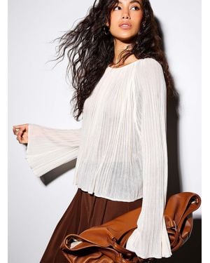 Icône Pleated Bell - White