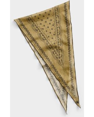 Fraas Scalloped Bandana - Metallic