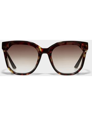 Simon's Georgina Square Sunglasses - Brown
