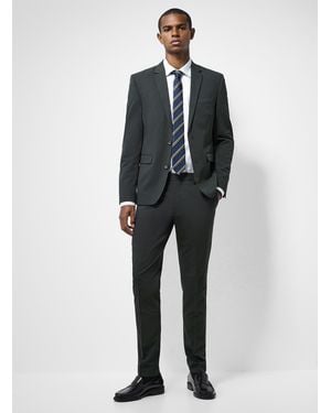 Lindbergh Solid Stretch Suit Slim Fit - Green