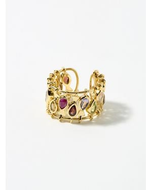Leticia Ponti Mady Open Ring - Metallic