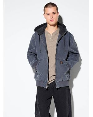 Levi's Lined Hooded Denim Jacket - Blue