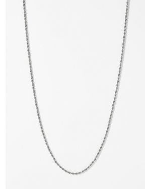 Midi34 Malek Twisted Chain - White