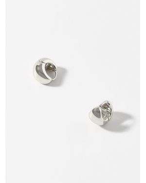 Pilgrim Wide Hoops - Metallic
