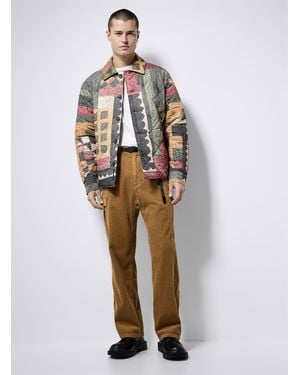Gramicci Brockton Corduroy Cargo Pant Loose Fit - White