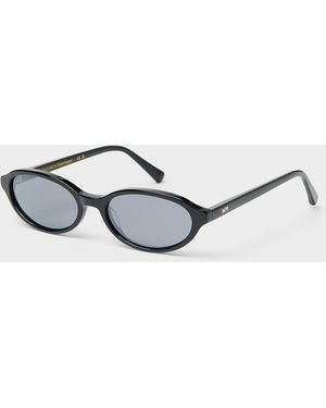 Messyweekend Ivy Oval Sunglasses - Black