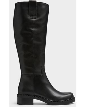 Dolce Vita Glory H2o Leather Riding Boots Women - Black