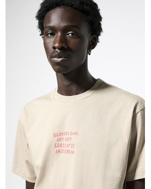 Scotch & Soda Class Of '85 Red - Natural