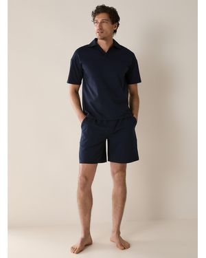 Simons x Hôtels Le Germain Supima Cotton Lounge Short - Blue