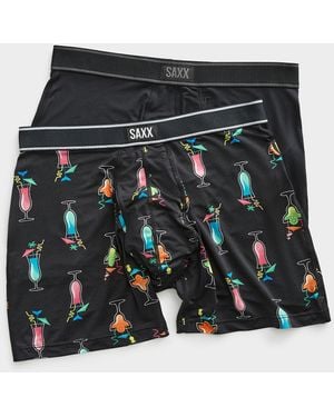 Saxx Underwear Co. 5" Cocktail/black Boxer Briefs Daytripper