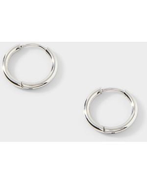 Midi34 Vincent Small Hoops - Grey