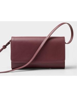 Simon's Organized Minimalist Clutch - Purple