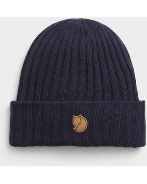 Fjallraven Byron Cuff Ribbed Tuque - Blue
