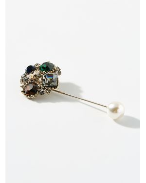 Simon's Colourful Stone Pin - Multicolour