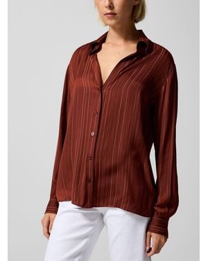 Vanessa Bruno Druyat Silky Crepe Blouse - Red