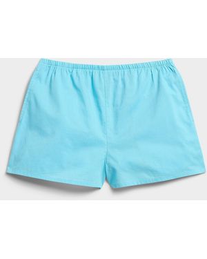 Simon's Lightweight Cotton Short - Blue
