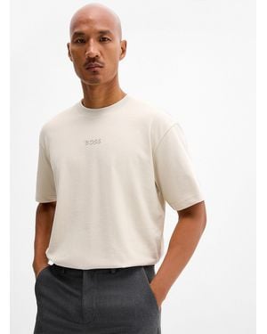 BOSS Minimalist Logo T - Natural