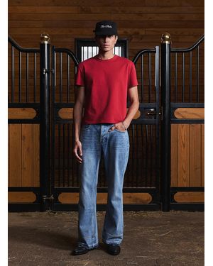 FIVE STUDIOS Boxy Cropped T - Red