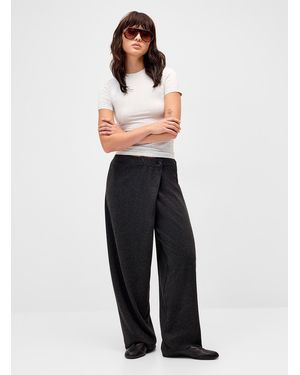 needii Asymmetrical Buttoning Pant - Multicolour