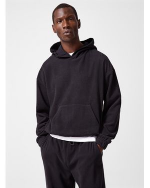 I.FIV5 Polar Fleece Hoodie - Blue