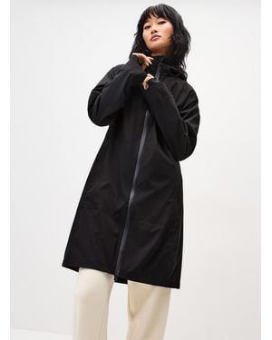 Rains Suva Long Raincoat - Black