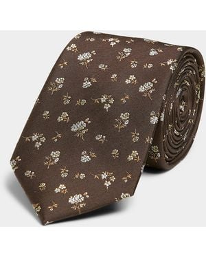 Le 31 Summer Flower Jacquard Tie - Multicolour