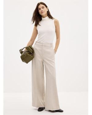 Inwear Hollyn Sandy Beige Pant Fit: Wide Leg, High Rise - Natural