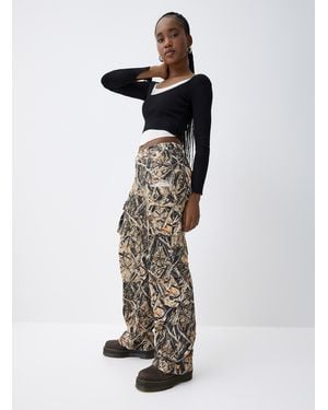 Twik Camo Cargo Pant - White