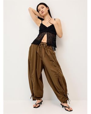 Twik Oversized Twill Barrel - Brown