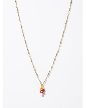 Nach Mushroom And Snail Chain - White