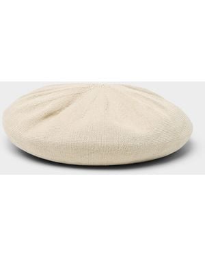 Simon's Lightweight 100% Cotton Beret - Natural
