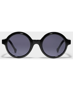 Parafina Eclipse Polarized Round Sunglasses - Blue