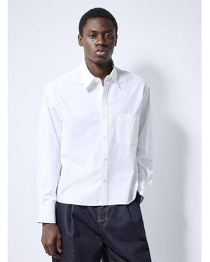 Le 31 Crisp Poplin Boxy Shirt Imported From Seoul - White