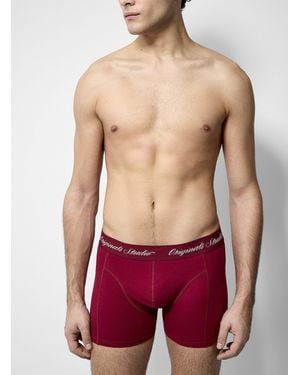 Jack & Jones 4" Solid Trunk Originals Studios - Red