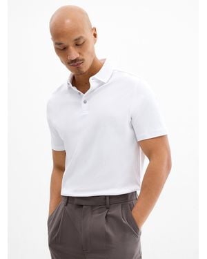 Robert Barakett Georgia Pima Cotton Polo - White
