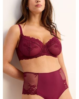 Miiyu Orion Sheer Lace Full - Purple