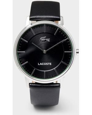Lacoste Crocorigin Leather Watch - Grey