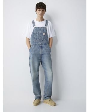 Levi's Faded Blue Denim Workwear Overalls Straight Fit