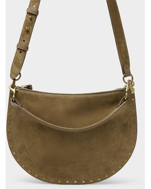 Isabel Marant Oskan Soft Hobo Bag - Grey
